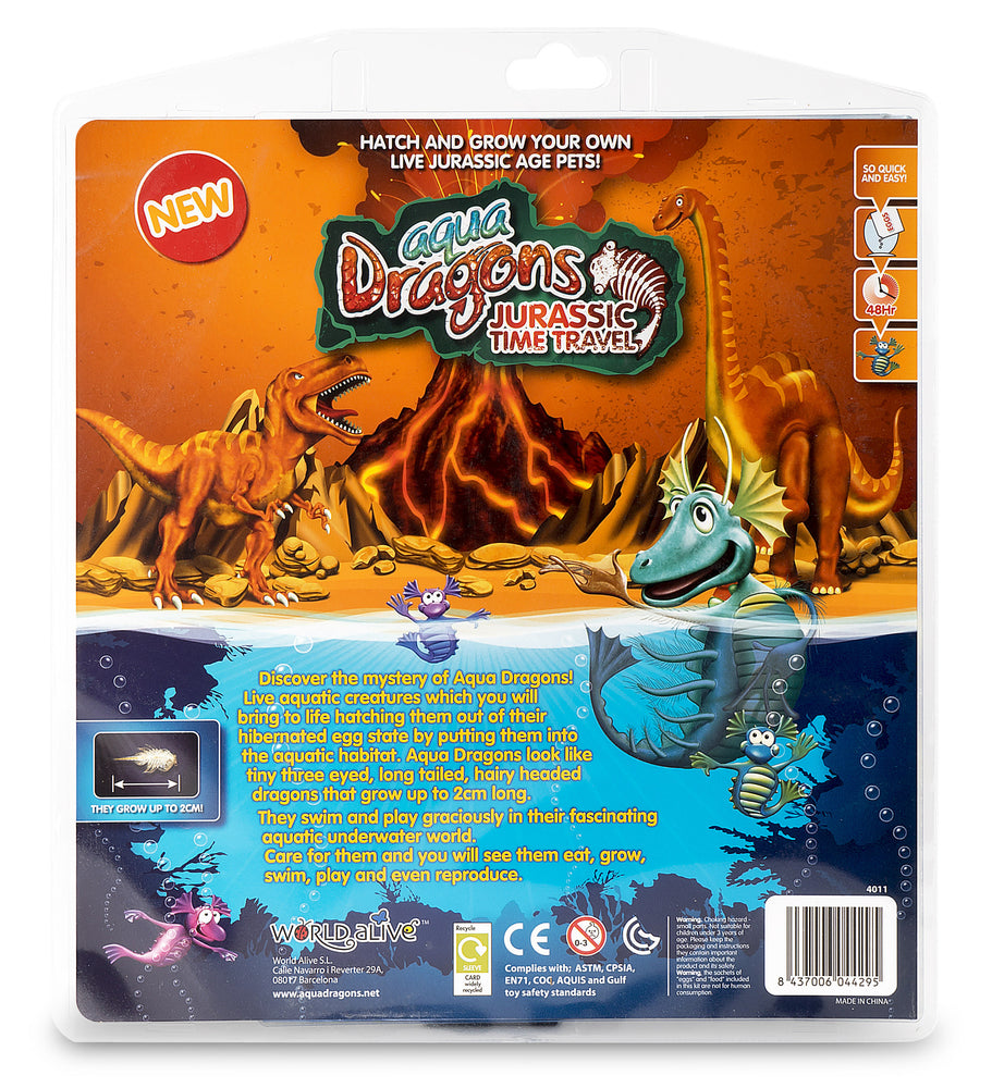 Book: Jurassic Time Travel with Special Edition Aqua Dragons kit